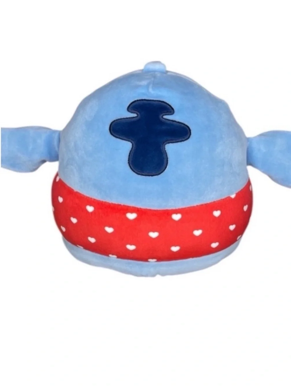 Disney Stitch Squishmallows Valentine’s Day Plush 8” Red Hearts Shirt EUC